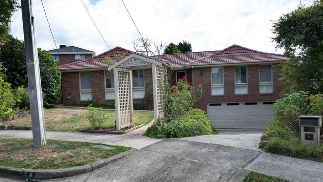 No. 5 Pin Oak Court might be more memorable as the home of Susan and Karl Kennedy. Picture: Tony Gough.