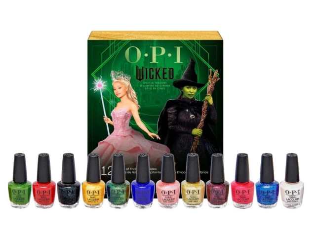 OPI x Wicked Nail Lacquer 12pc Mini Advent Calendar