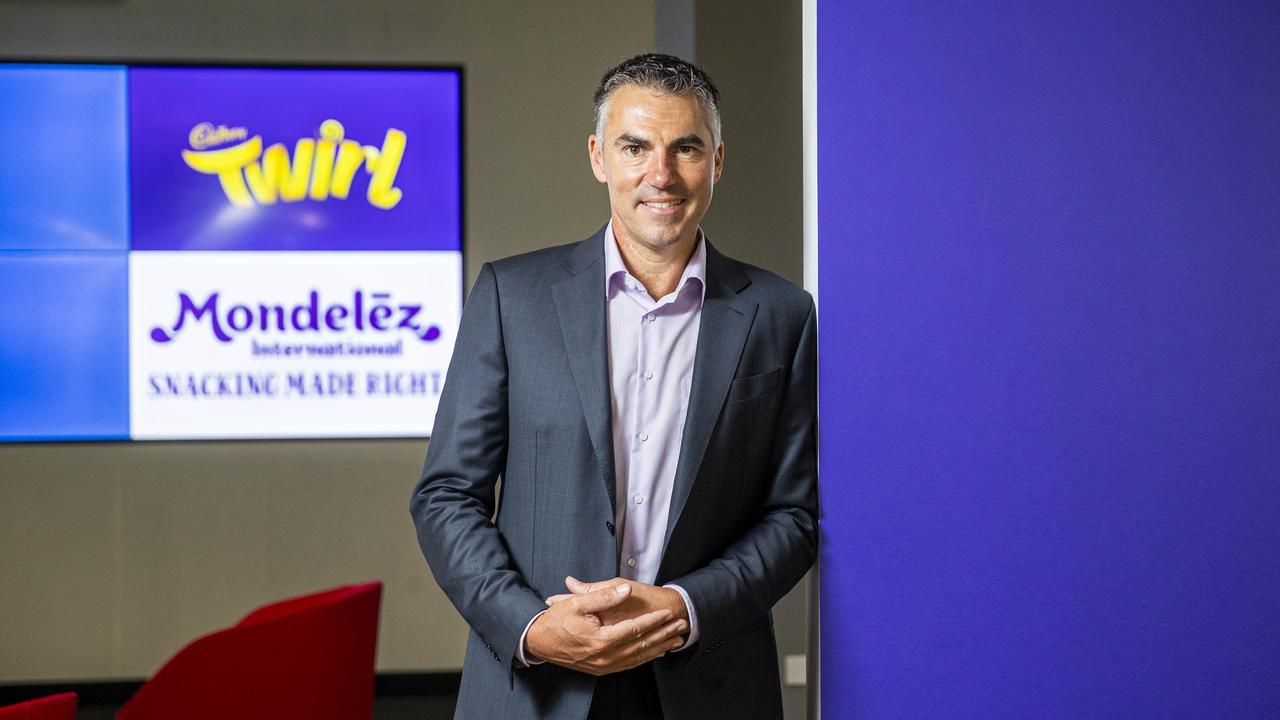 Mondelez chief Darren O'Brien. Picture: Aaron Francis