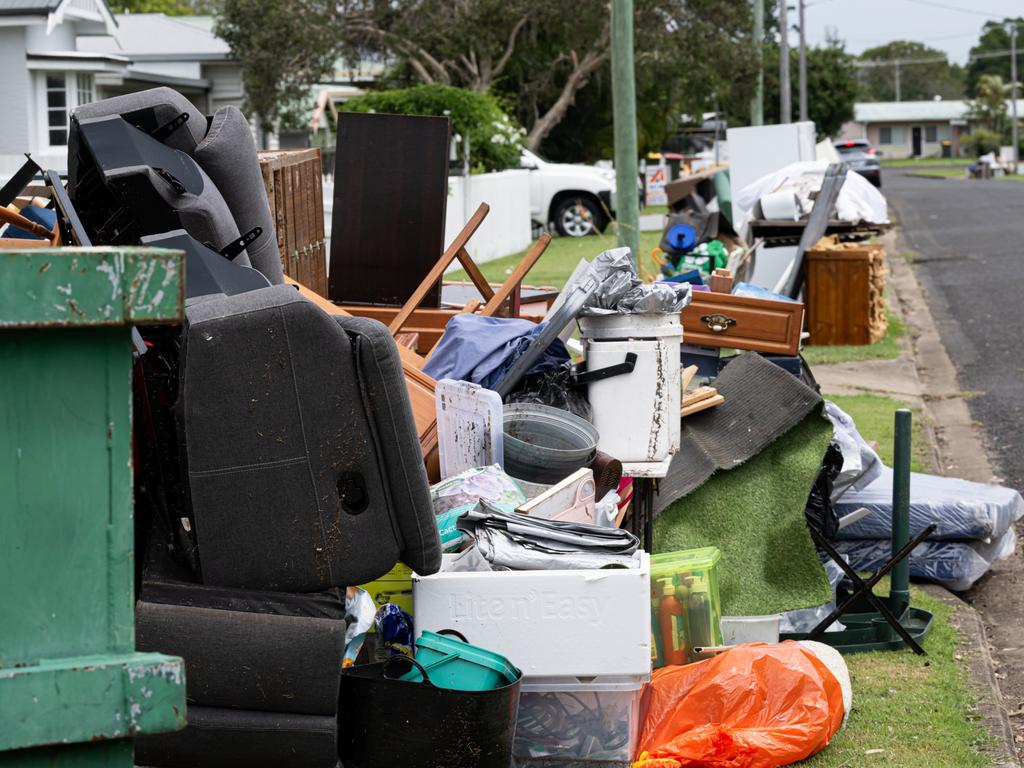 Some families were forced to throw out most of their furniture. Photo Paul Beutel
