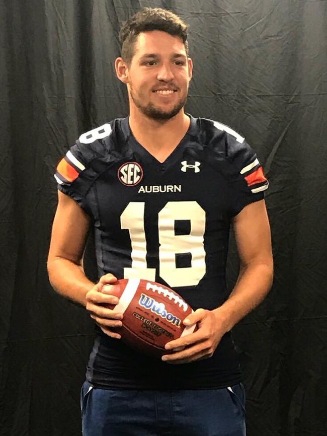 Siposs started his punting career at Auburn University, before moving into the NFL. (Photo: Supplied)