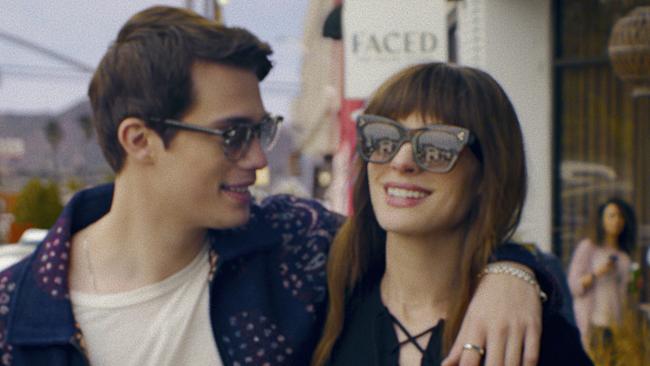 Anne Hathaway and Nicholas Galitzine in a scene from The Idea Of You.