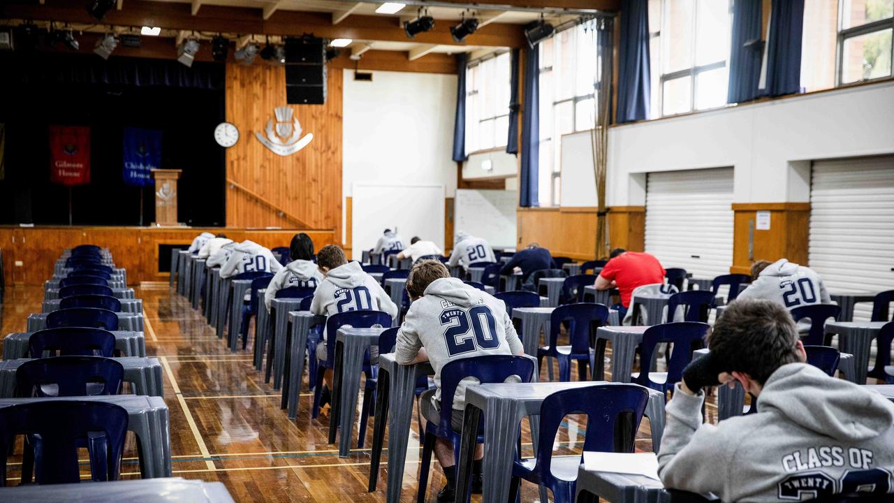 More than 8000 VCE students have received a Covid test ahead of the GAT on Tuesday. Picture- Nicole Cleary