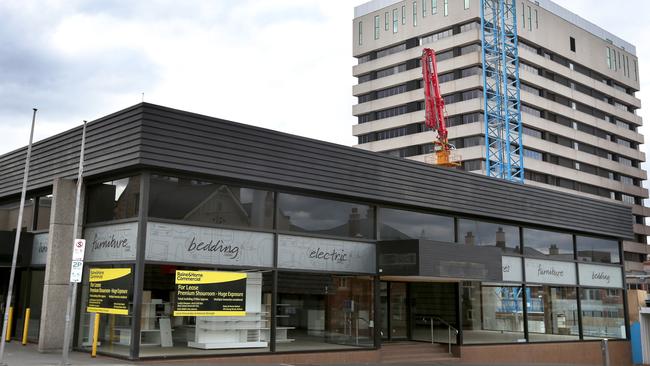 The old Myer site in Macquarie St. Picture: NIKKI DAVIS-JONES