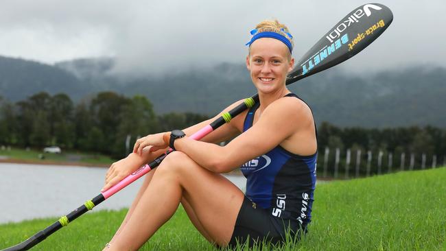 Kayaker Kailey Harlen has her sights set on making it to an Olympics - the sooner the better.