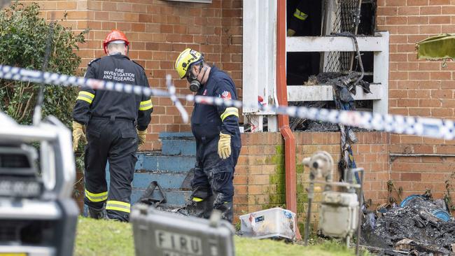 A 28-year-old dad has been charged following a fatal house fire in Western Sydney. Picture: NewsWire/ Simon Bullard.