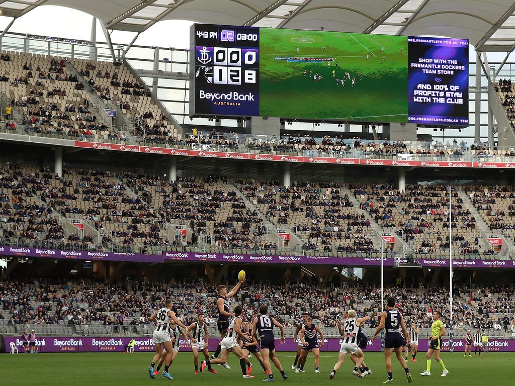 Fremantle didn’t wake up until the second quarter.