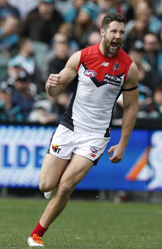 Ross Lyon has confirmed Fremantle is keen to sign Melbourne free agent James Frawley. Picture: Sarah Reed