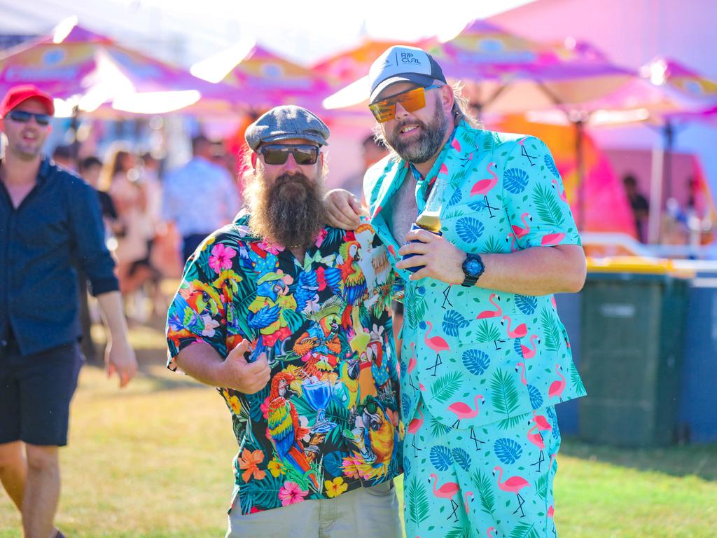 Owen Went and Thomas Walton at the 2021 Great Northern Darwin Cup. Picture: Glenn Campbell