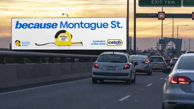 Out of home ads from the new Catch.com.au advertising campaign