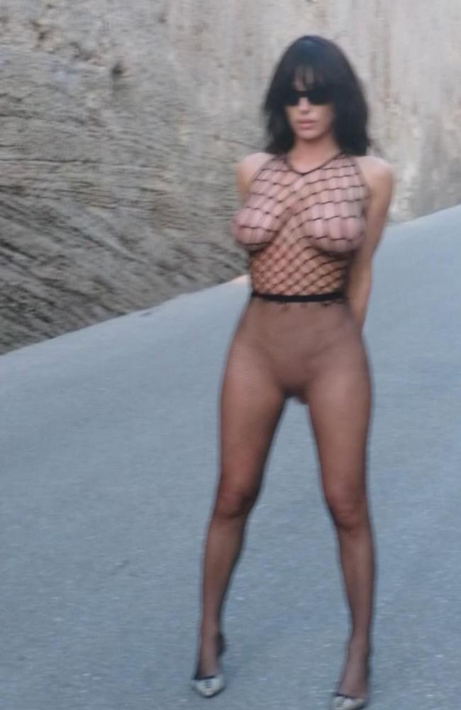 Bianca Censori goes near nude in her latest social media posts. Picture: Supplied