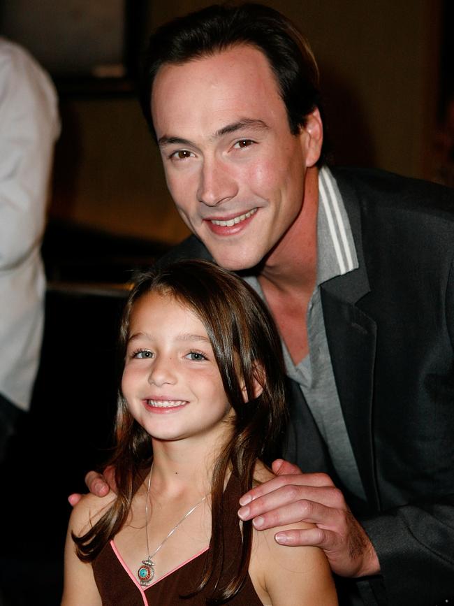 With co-star Chris Klein at the New York City Serenade premiere in 2007. Picture: Philip Cheung/Getty Images