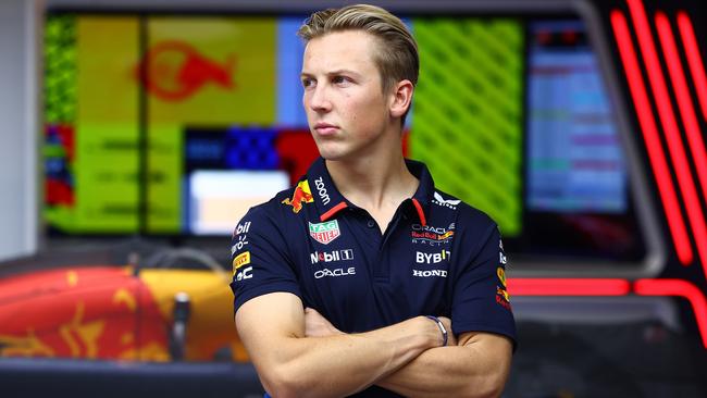 Red Bull reserve driver Liam Lawson is waiting in the wings. (Photo by Mark Thompson/Getty Images)