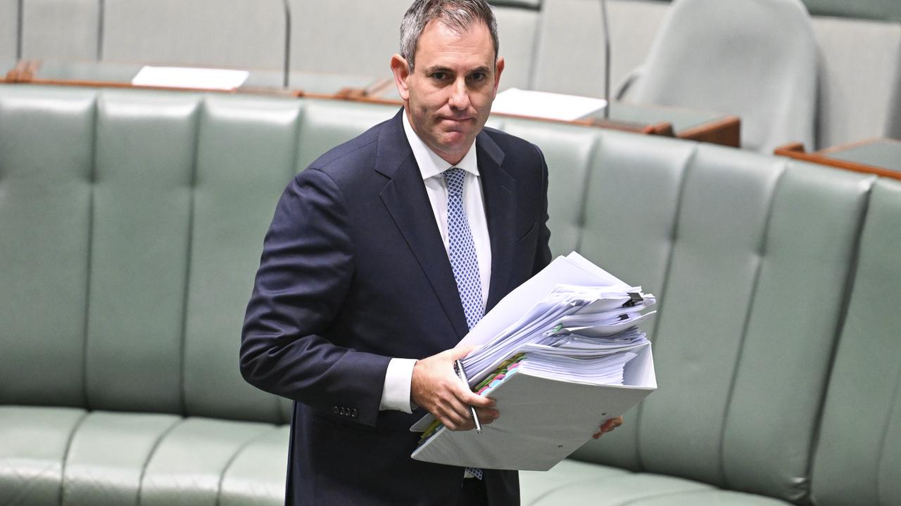 Federal Treasurer Jim Chalmers in Canberra. Labor is still hopeful of getting its planned super tax approved. Picture: Martin Ollman