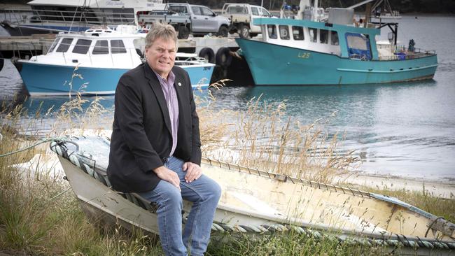 Tasman Mayor Rod MacDonald at Nubeena. Picture: Chris Kidd