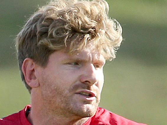 Adam Thomson at QLD Reds training at Ballymore. Pic Jono Searle.