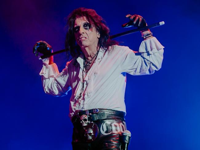 Alice Cooper performing on stage in Cardiff, Wales, last year. Picture: Mike Lewis Photography/Redferns)