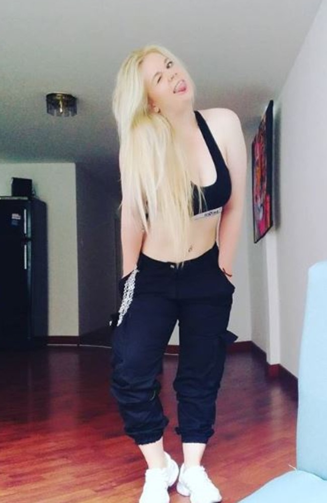 Cassie Sainsbury posted this image of herself over the weekend to Instagram.