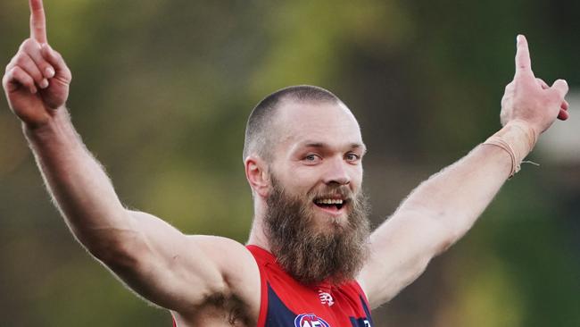 Max Gawn was the dominant player on the ground in Melbourne’s loss to North Melbourne.