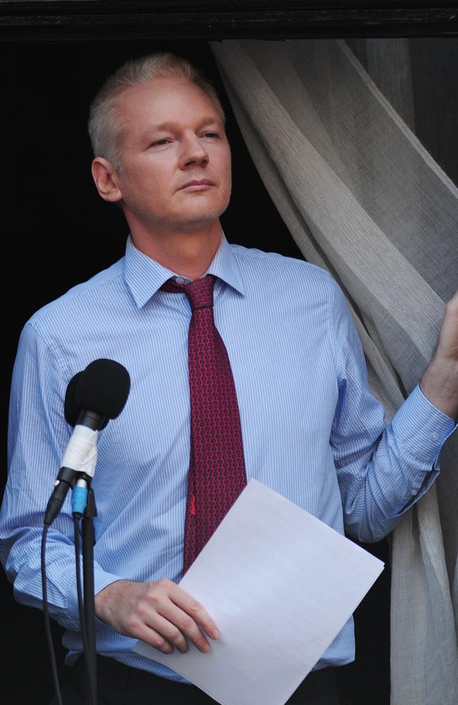 Assange supporters have been gathering outside the embassy in support of the Australian, who is backed by free speech advocates.