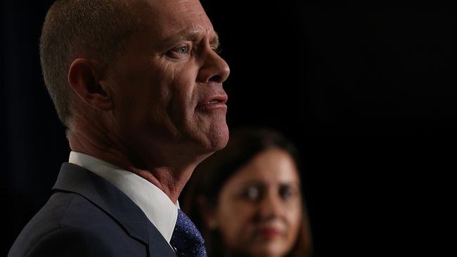 Campbell Newman says Annastacia Palaszczuk has let down the people and that euthanasia laws should be brought before Parliament this term. Picture: Adam Head