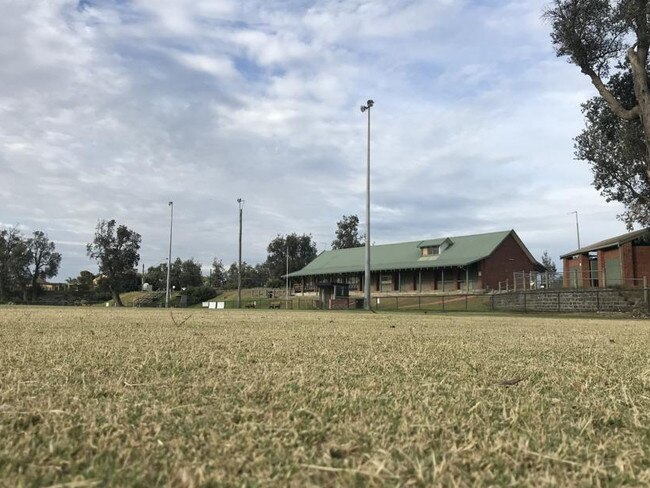 Seaford football club's home, RF Miles Reserve in early 2018.