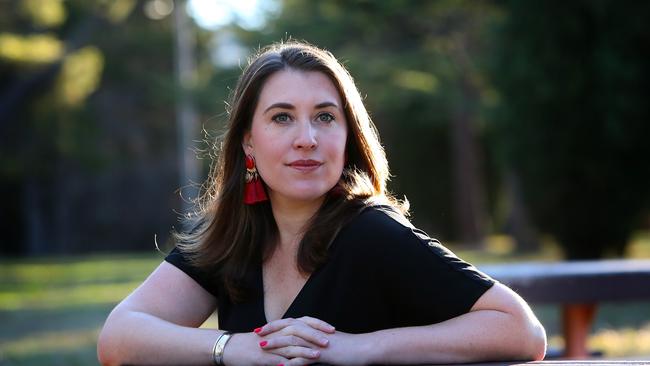 News Corp political editor Annika Smethurst was raided by the federal police. Picture: Kym Smith.