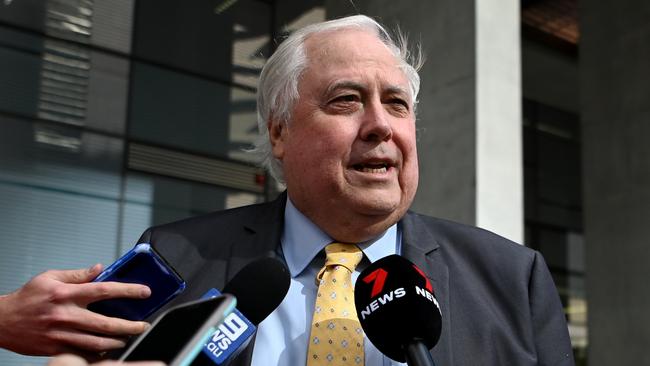 Clive Palmer’s second, bigger yacht cost him $80m. Picture: NCA NewsWire/Dan Peled