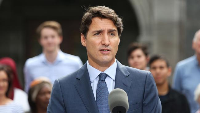 Canadian Prime Minister Justin Trudeau. Picture: AFP