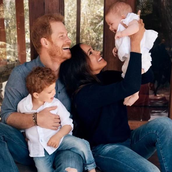 It is believed the Queen may meet the couple’s daughter Lilibet for the first time at her first birthday party. Picture: Alexi Lubomirski/Handout/The Duke and Duchess of Sussex