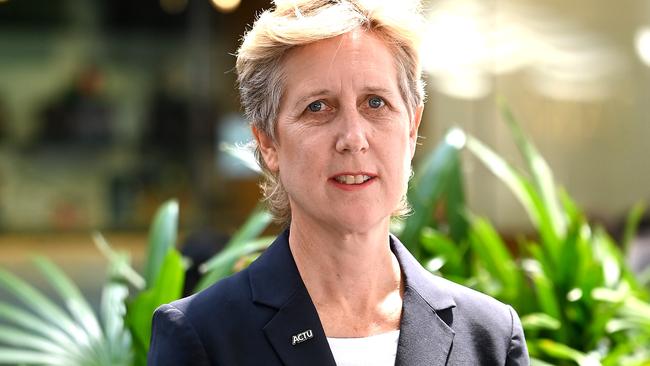 Union boss Sally McManus said plans to remove penalty rates were ‘out of touch’. Picture: NewsWire / John Gass