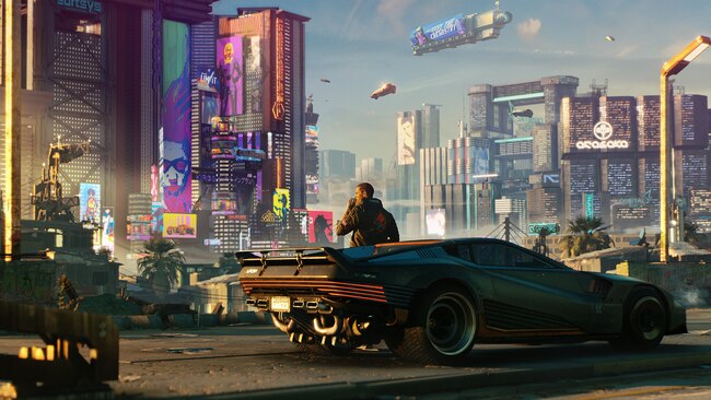 Inside ‘Cyberpunk 2077’. Picture: Microsoft/Xbox