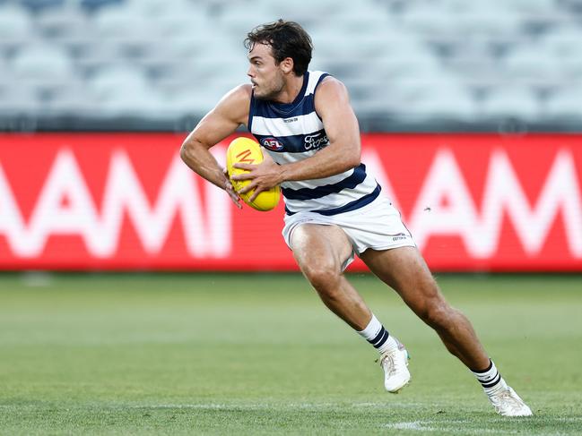 Jack Bowes was welcomed with open arms by those at the Cattery. Picture: Michael Willson/AFL Photos via Getty Images.