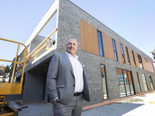 Ray White Hobart Managing Director Nick Cowley at Aberdeen Apartments, North Hobart.  Picture: Chris Kidd