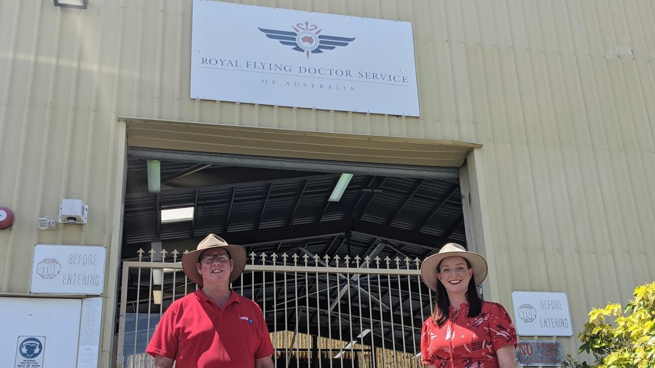 HANGER VISIT: Labor candidates for Keppel Brittany Lauga and Rockhampton Barry O'Rourke have been busy making health pledges around the Rockhampton region.