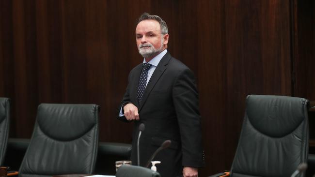 David O'Byrne Labor member for Franklin. Last sitting day of the Tasmanian parliament before the Winter break. Picture: Nikki Davis-Jones