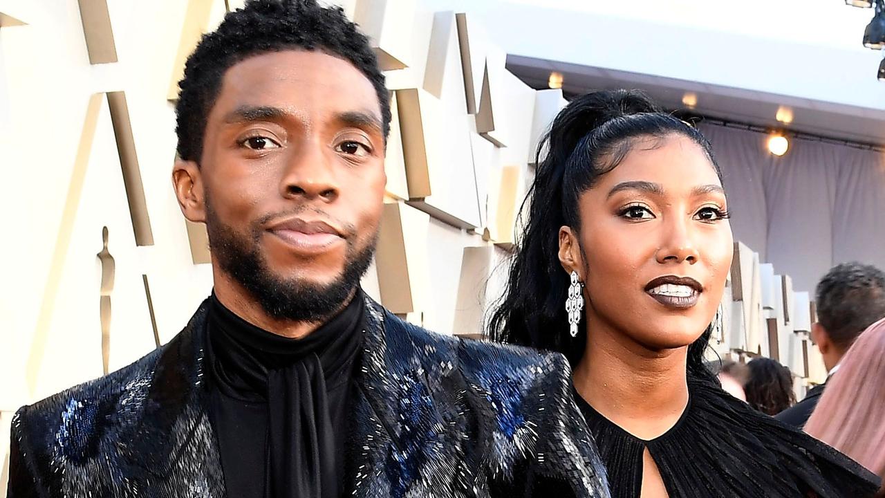 Chadwick Boseman and Taylor Simone Ledward attend the 91st Annual Academy Awards. Picture: Kevork Djansezian/Getty/AFP