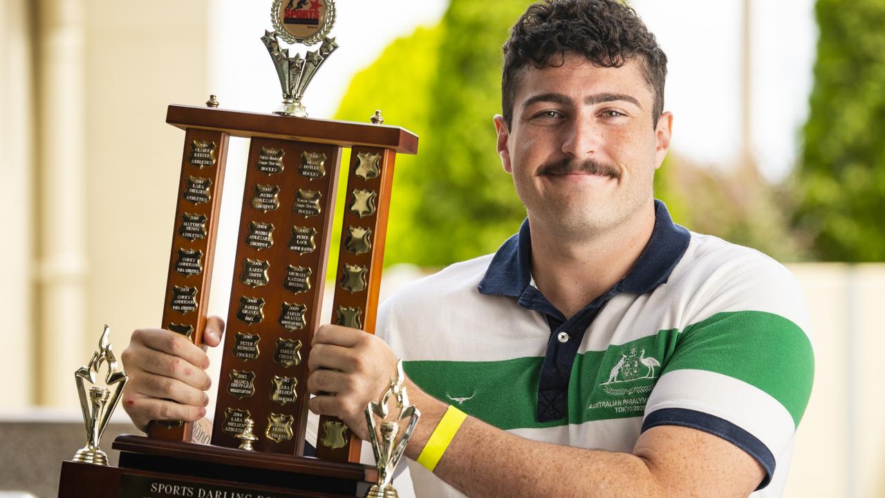 Sports Darling Downs K and R Plumbing Supplies -Toowoomba Tiles Senior Sports Star of the Year Corey Anderson at a presentation function at Toowoomba Hockey Club, Sunday, February 20, 2022. Picture: Kevin Farmer