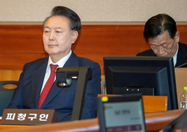 Thursday's hearing was Yoon's tenth before Seoul's eight-judge Constitutional Court