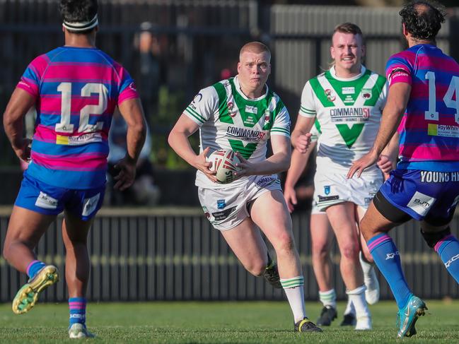 Tavis Felsch scored a hat-trick for the Wombats. Picture: Adam Wrightson Photography
