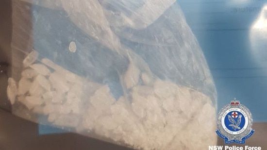 Officers allegedly seized ice and cocaine in the investigation. Picture: NSW Police