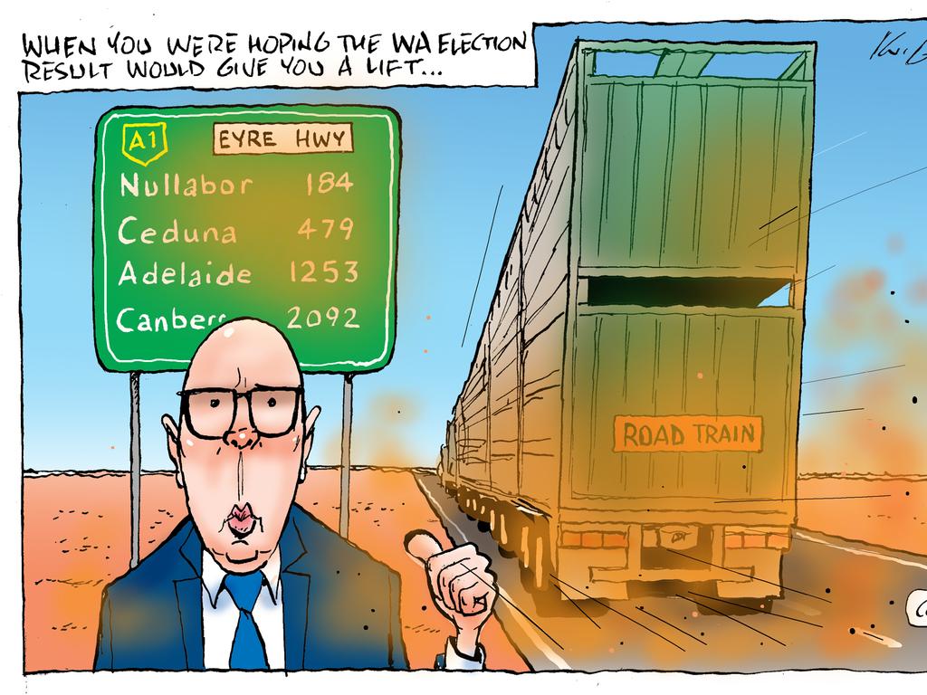 Mark Knight cartoon for Herald Sun, March 9, 2025