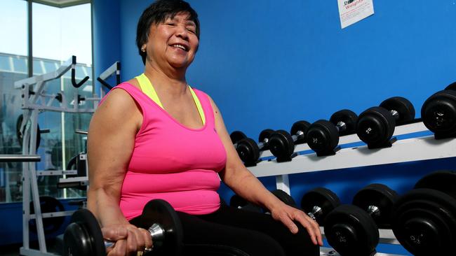 Priscilla Baltazar embraces healthy habits.