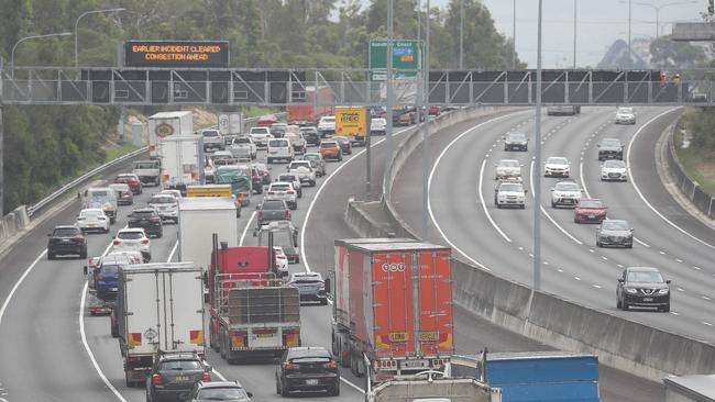 Traffic on the Gateway Motorway, which will get $24.6 million for works.