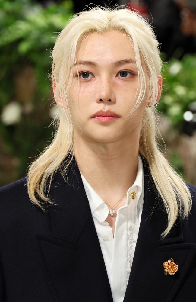 Felix of Stray Kids attends The 2024 Met Gala. Picture: Getty Images