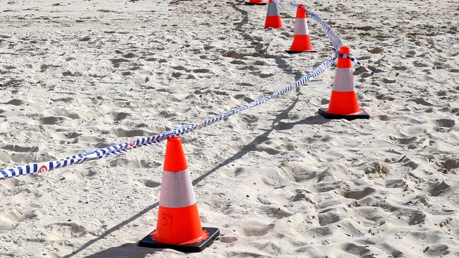 Police have confirmed the body found washed up on Rainbow Beach yesterday belonged to a local. Picture: File photo