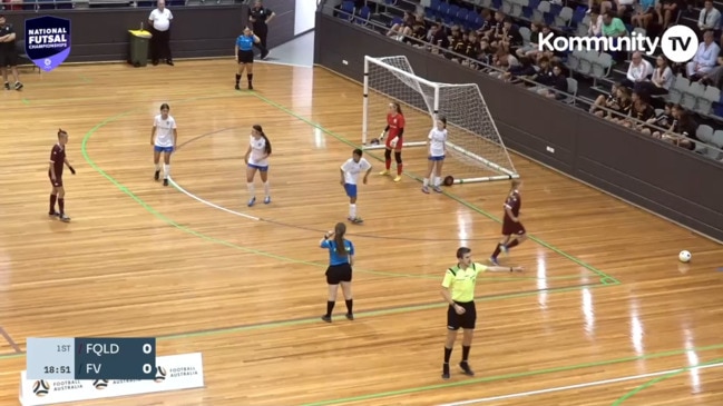 Replay: Football Australia National Futsal Championships Day 5 - Queensland v Victoria (U13 girls GF)