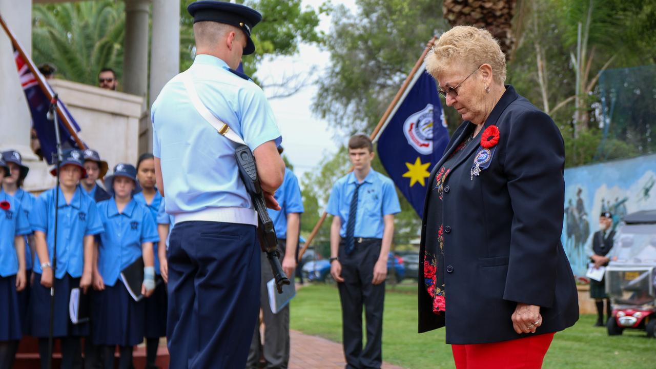 2021 Remembrance Day service in Kingaroy. Picture: Holly Cormack