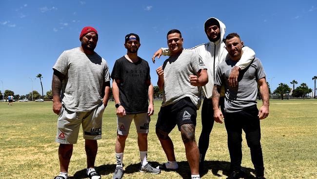 UFC 221 stars with rugby league backgrounds: Mark Hunt, Robert ...