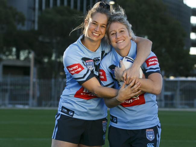 The Blues second row that could almost be twins. Pic: Tim Pascoe